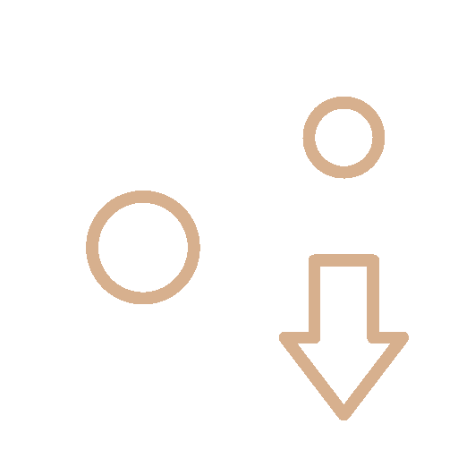 Two gear icons, one with a dollar sign, and a downward arrow, suggest reduced costs or financial decline in services.